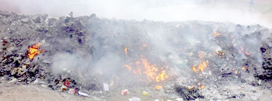 Visit the Anthropogenic Waste - Trash Burning Reseach Page
